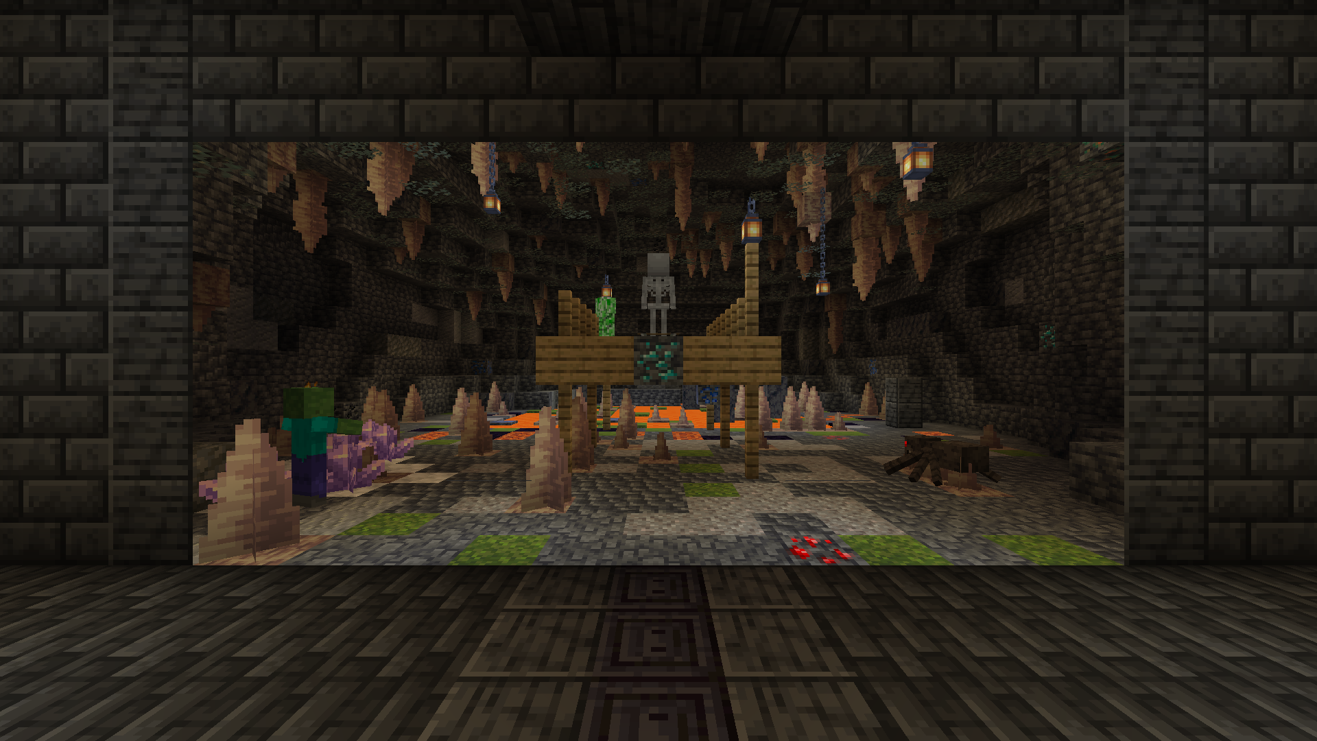 01 wall screen window into cavern